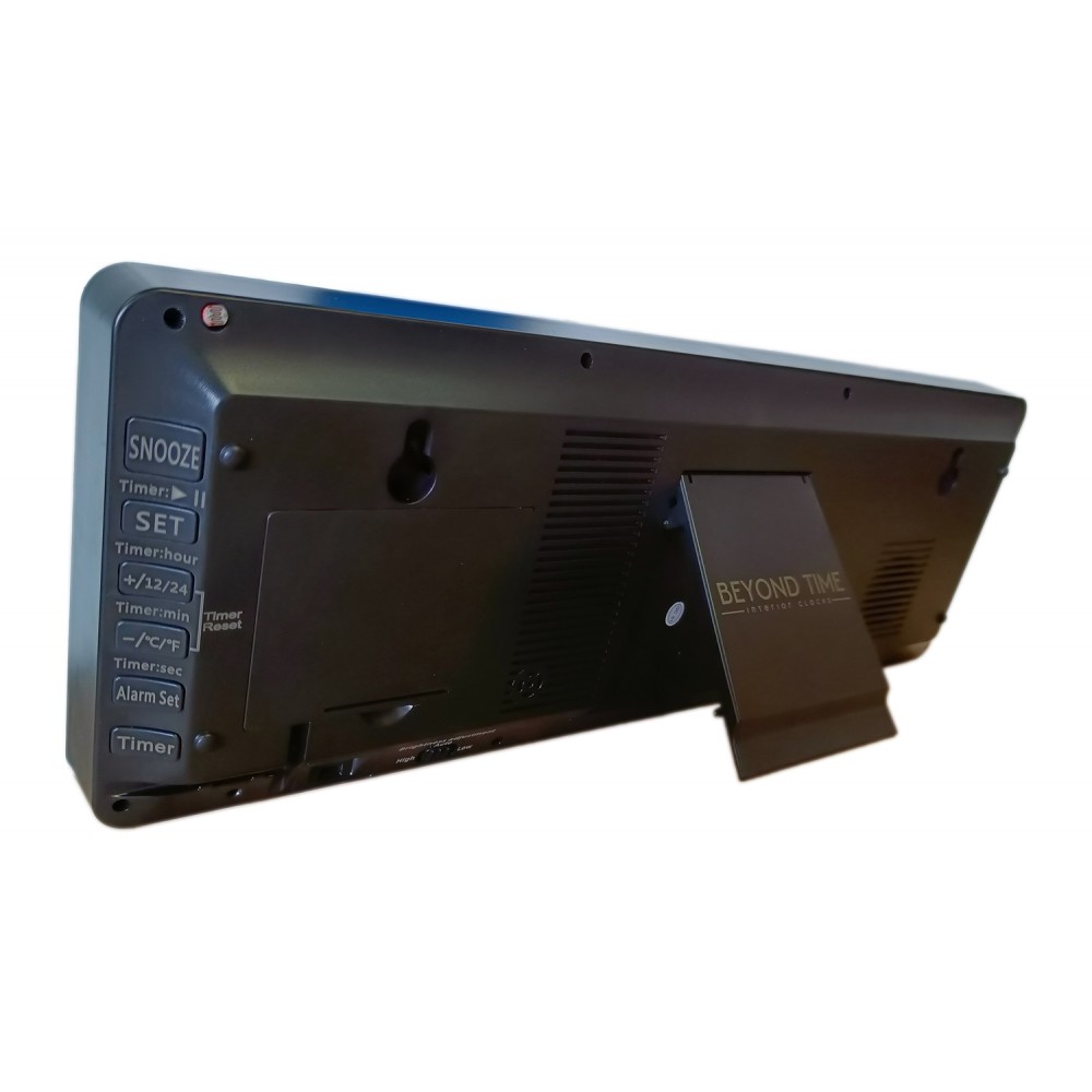 Digitale Wanduhr - Beyond Time LED Wi-Fi Rot