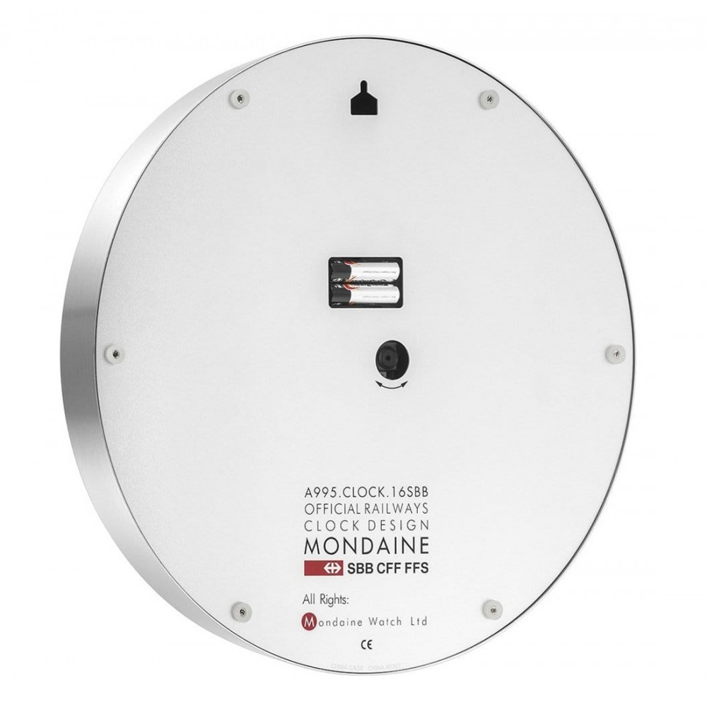 Wanduhr - Mondaine A995.CLOCK.16SBB jumbo Bahnhofsuhr
