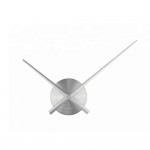 Wanduhr med nur mit Zeigern Hands Mini Silber