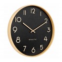Wanduhr - Beyond Time Madera Grande Helles Holz Schwarz