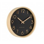 Wanduhr - Beyond Time Madera Helles Holz Schwarz