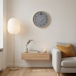 Wanduhr / Kuckucksuhr - Beyond Time Natural Cuckoo Grau