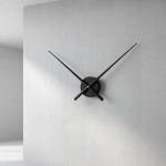 Wanduhr med nur mit Zeigern Hands Schwarz