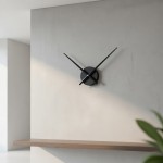 Wanduhr med nur mit Zeigern Hands Mini Schwarz