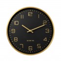 Wanduhr - Beyond Time Dorado Gold Schwarz