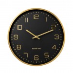 Wanduhr - Beyond Time Dorado Gold Schwarz