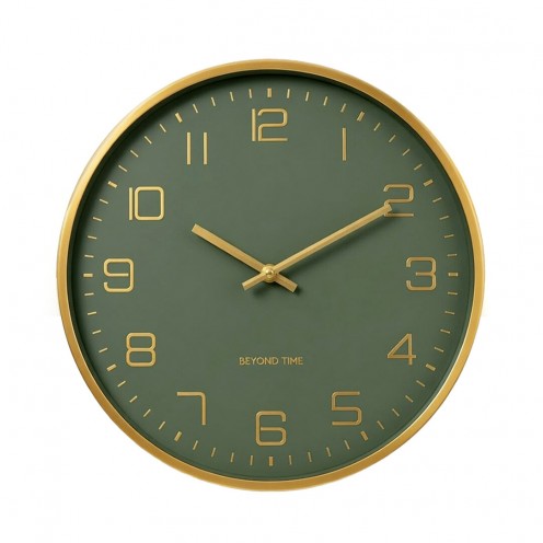 Wanduhr - Beyond Time Dorado Gold Grün