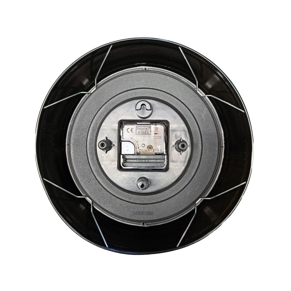 Wanduhr retro - Beyond Time 50er Schwarz
