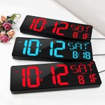 Digitale Wanduhr - Beyond Time LED Wi-Fi Rot