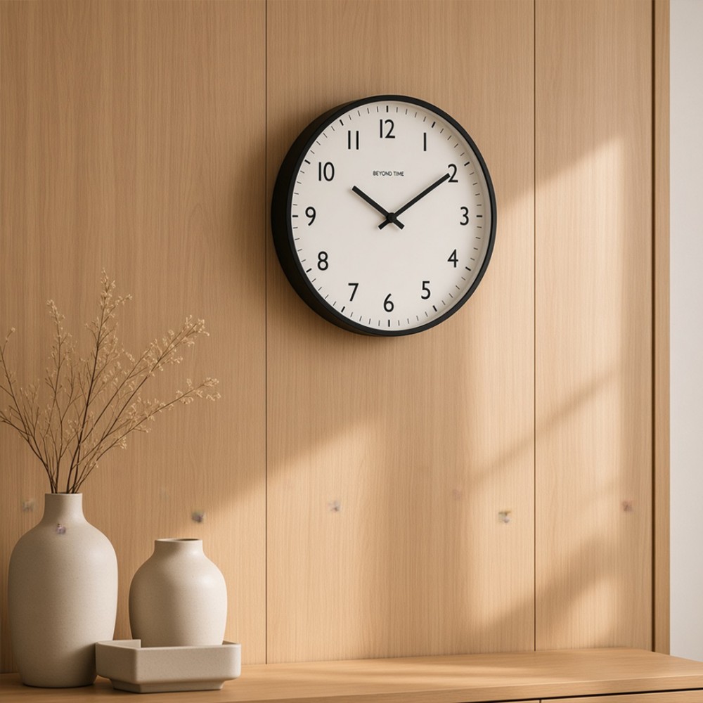 Wanduhr - Beyond Time Nord Schwarz