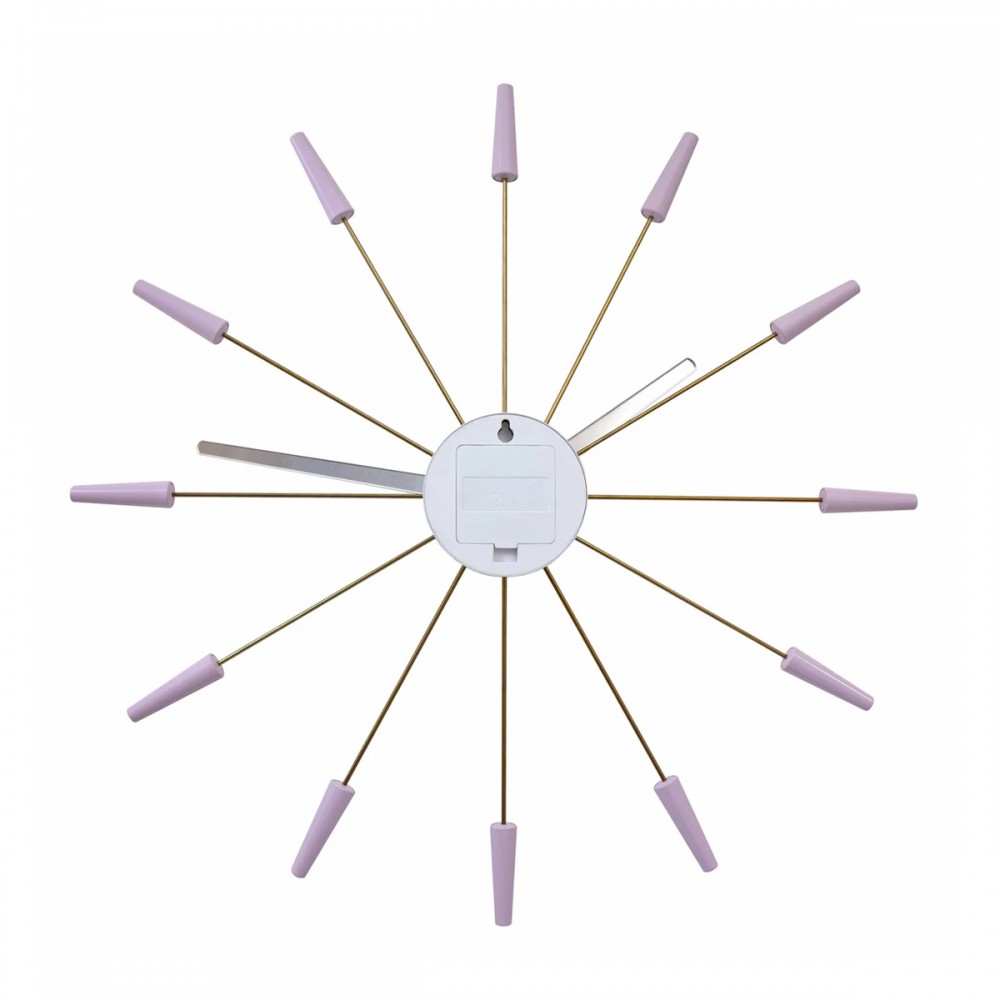 Wanduhr - NeXtime Plug Inn Lavendel
