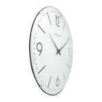 Wanduhr - NeXtime Basic Dome Weiß
