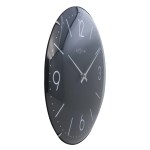 Wanduhr - NeXtime Basic Dome Schwarz