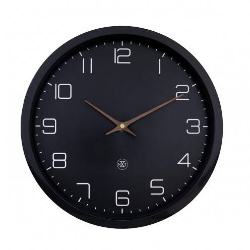 Wanduhr - NeXtime Eco Schwarz