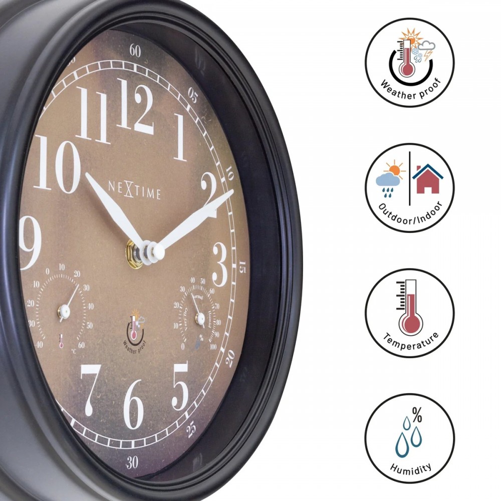 Wanduhr - NeXtime Jasime Wetterstation
