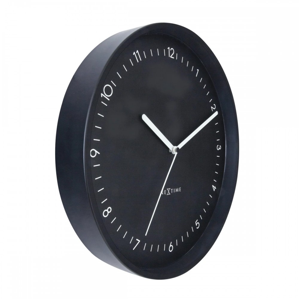 Wanduhr - NeXtime Berlin Schwarz