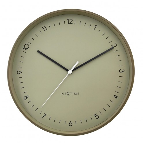 Wanduhr - NeXtime Berlin Khaki