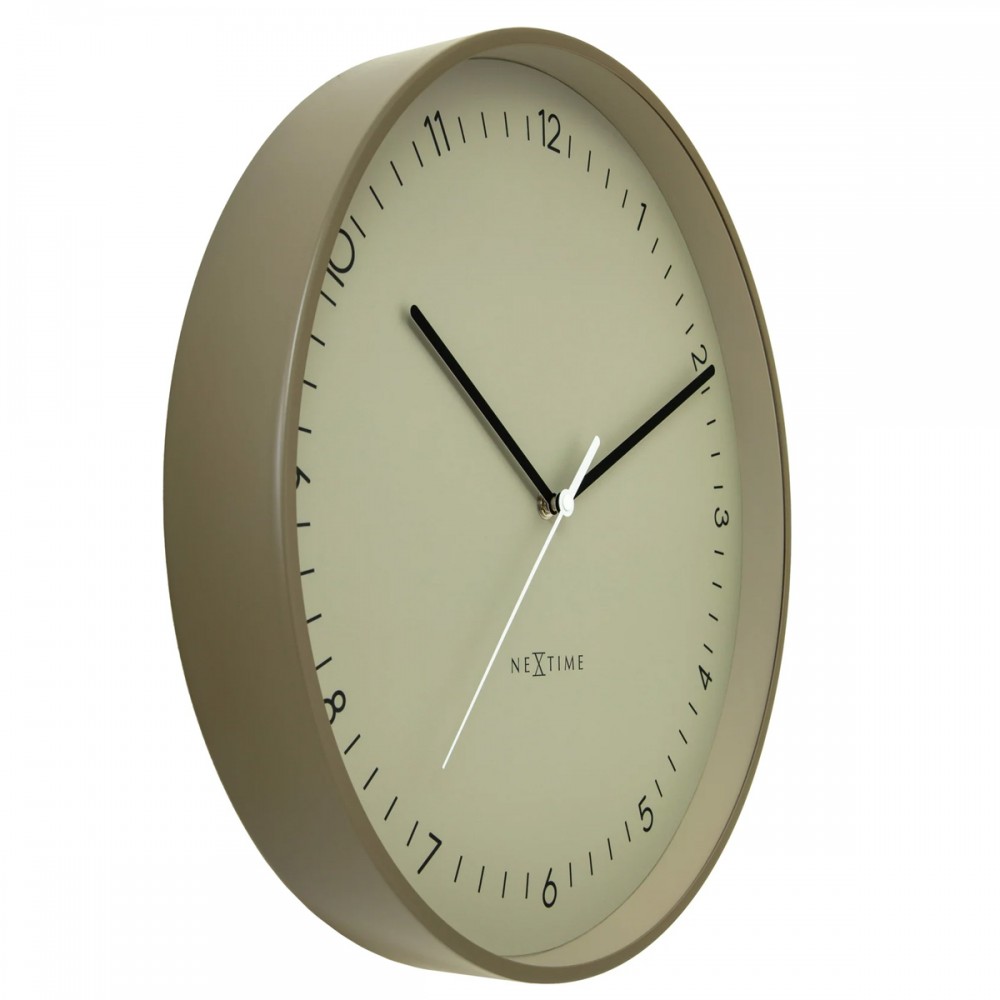 Wanduhr - NeXtime Berlin Khaki