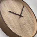 Wanduhr - NeXtime Oslo Hellbraun
