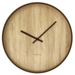 Wanduhr - NeXtime Oslo Large Hellbraun
