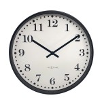 Wanduhr - NeXtime Dickens Schwarz/Weiß