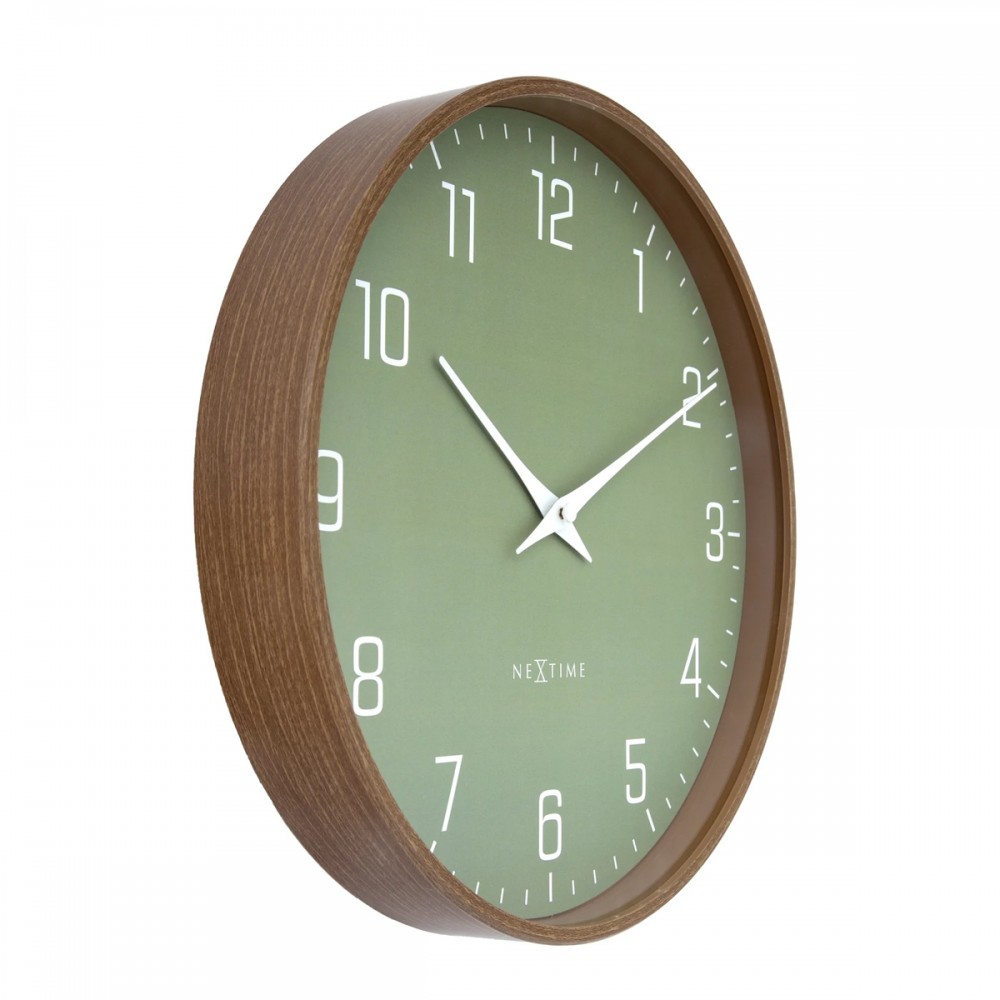 Wanduhr - NeXtime Lyra Grün