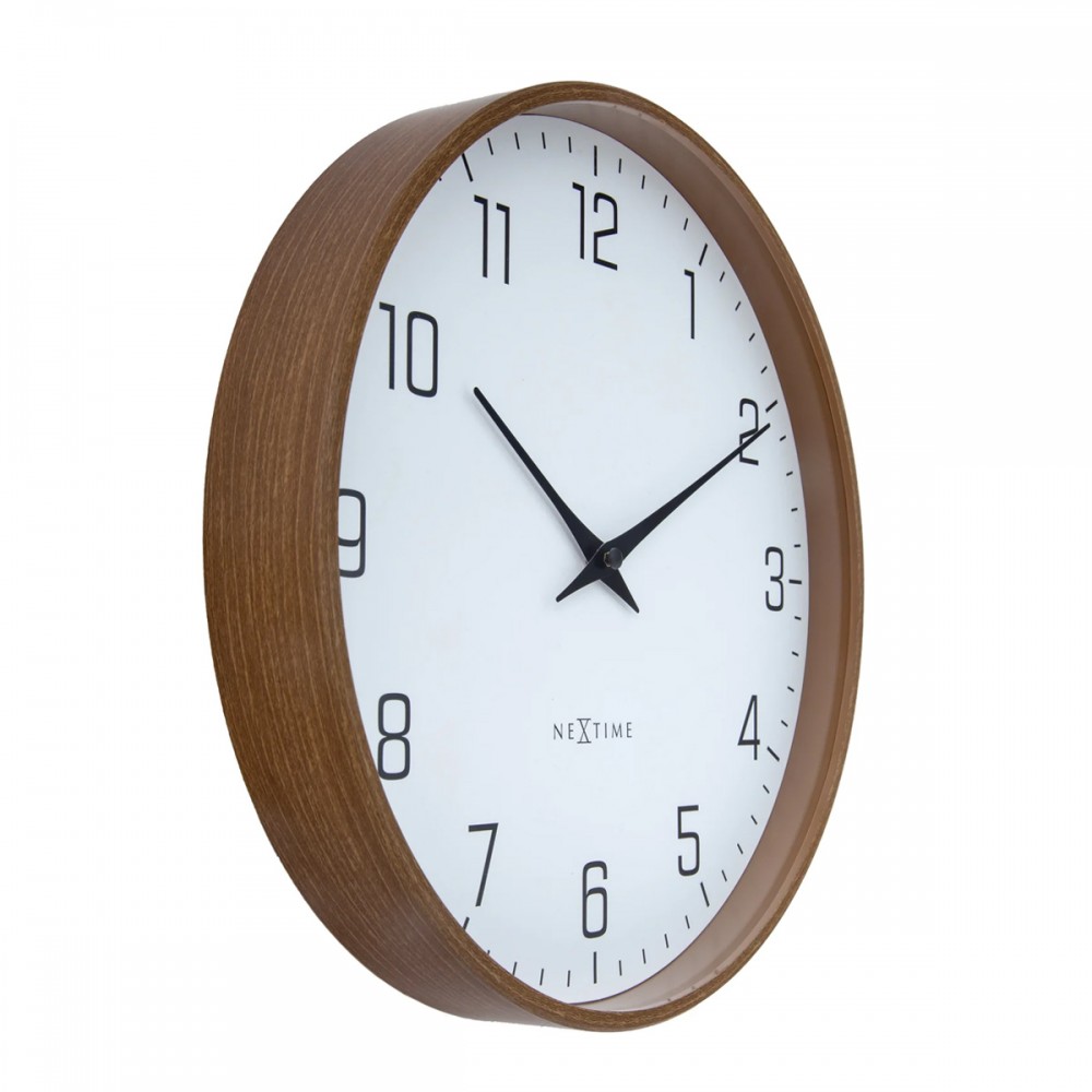 Wanduhr - NeXtime Lyra Weiß