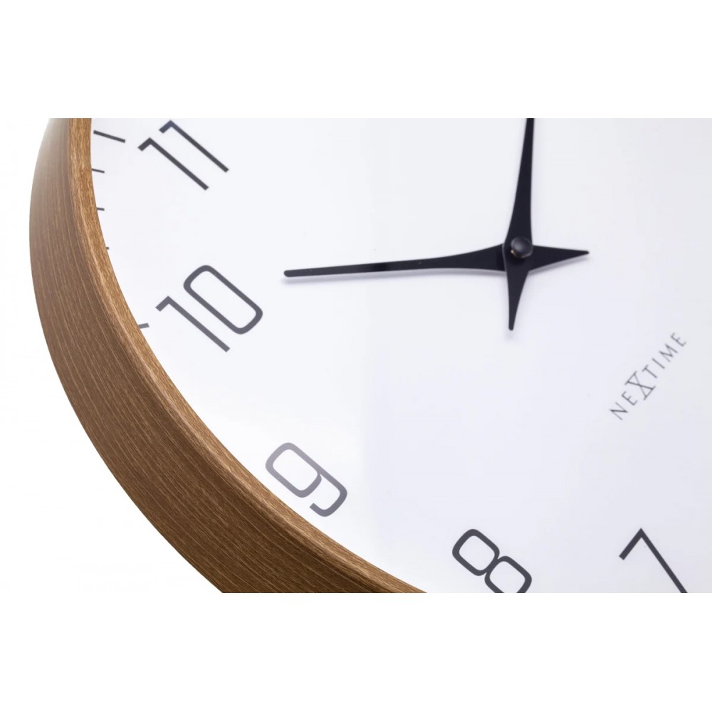 Wanduhr - NeXtime Lyra Weiß