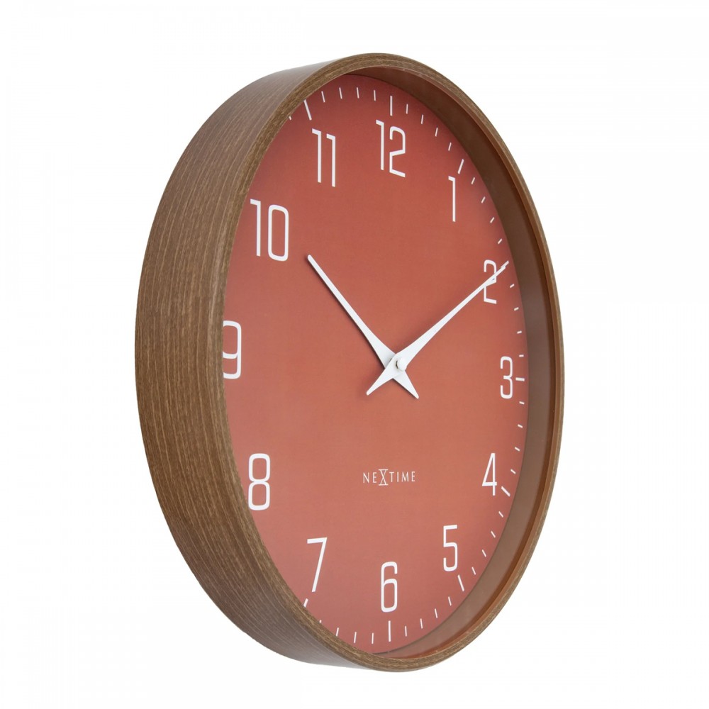 Wanduhr - NeXtime Lyra Rot