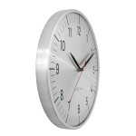 Wanduhr - NeXtime Frankfurt Silber