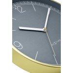 Wanduhr - NeXtime Nova Gold/Blau