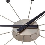 Wanduhr - NeXtime Plug Inn Schwarz