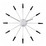 Wanduhr - NeXtime Plug Inn Schwarz