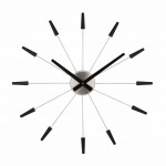 Wanduhr - NeXtime Plug Inn Schwarz